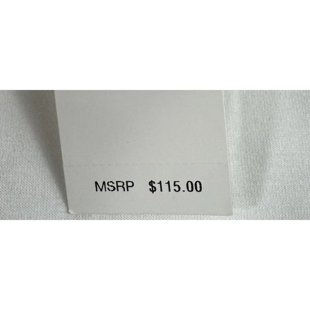 Polo Ralph Lauren White‎ 1/2 Zip Cotton Stretch Men's Pullover Sweater XS NWT